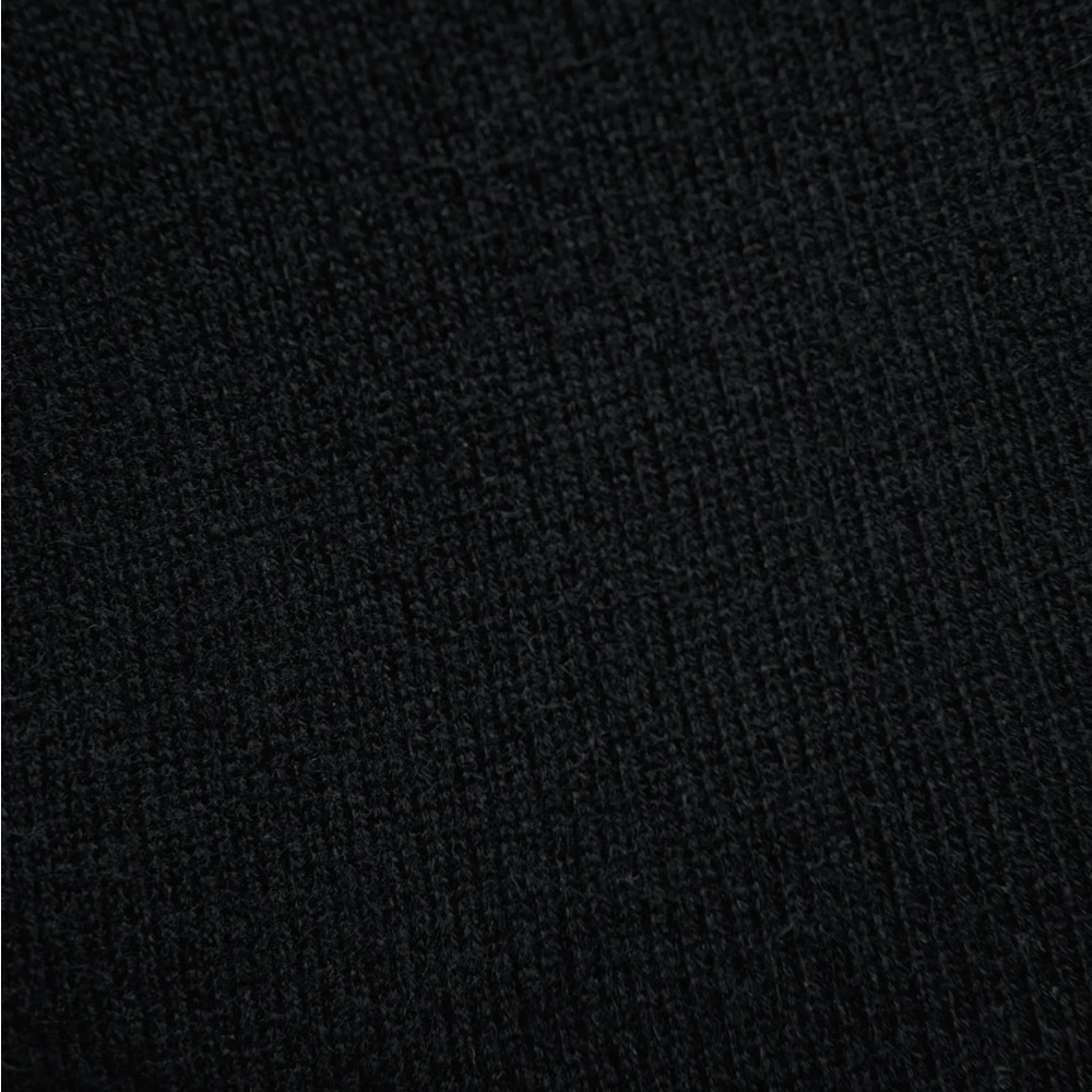 Reformation black Beckie cashmere collared v-neck sweater - Picture 5 of 9
